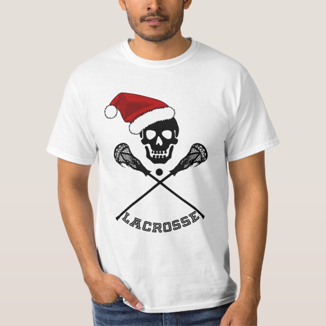T-shirt Bâtons de crosse de Noël (Devant)