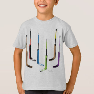 T-shirt Bâtons de gardien de hockey pour jeunes