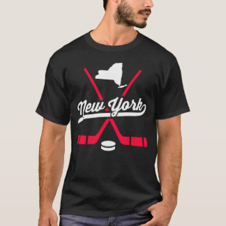 T-shirt Bâtons de hockey sur glace de New York