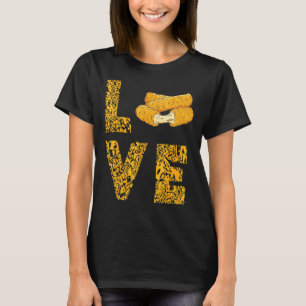 T-shirt Bâtons Mozzarella Leopard Love Cheese Sticks Alime