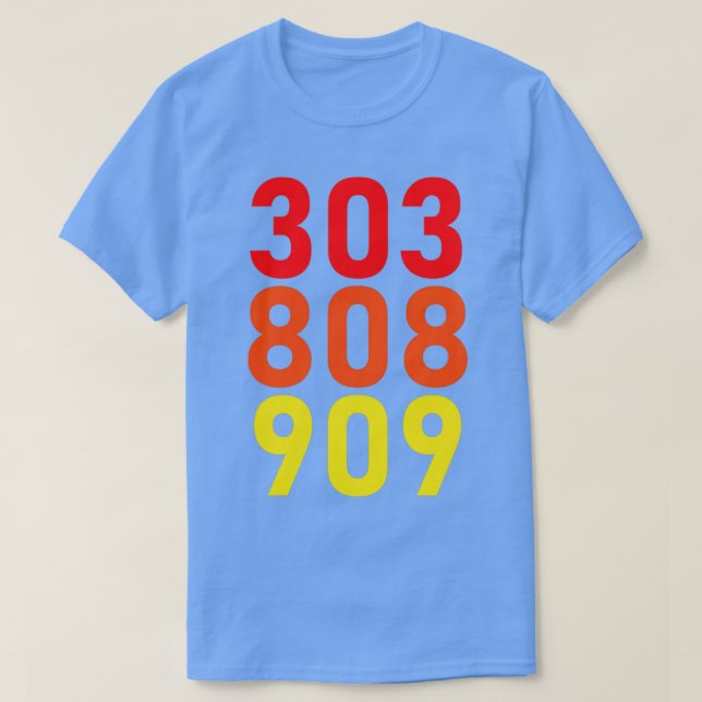 T-shirt Bats Roland TB303 TR808 TR909 (Design devant)