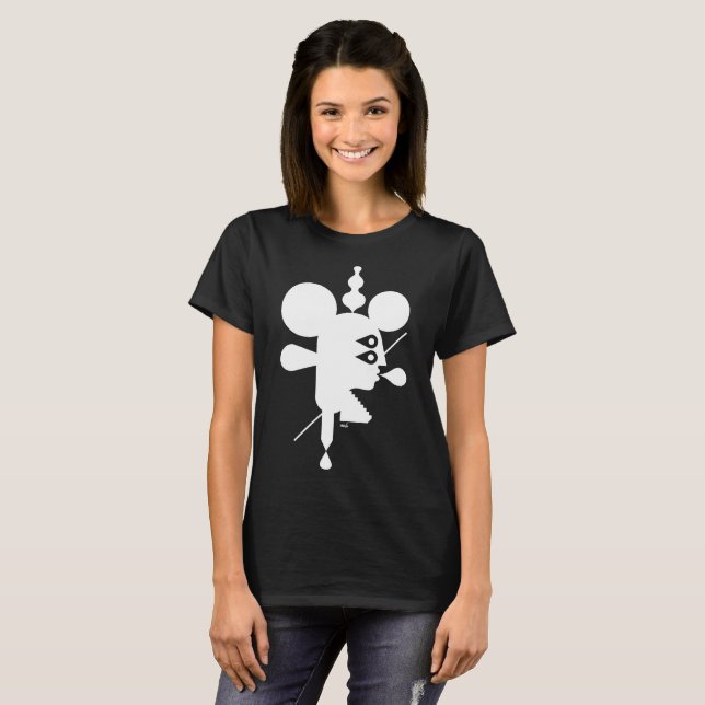 T-shirt Batsouris2 Blanc - Awahab Official Artist Merch (Devant entier)