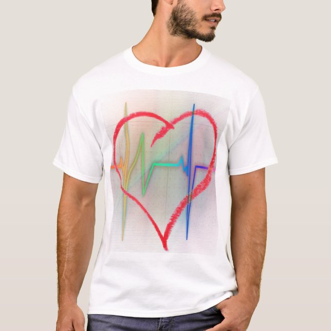 T-shirt Battement de coeur (Devant)