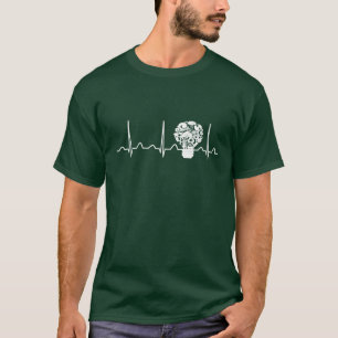 T-shirt Battement de coeur de l'environnement d'ingénieur