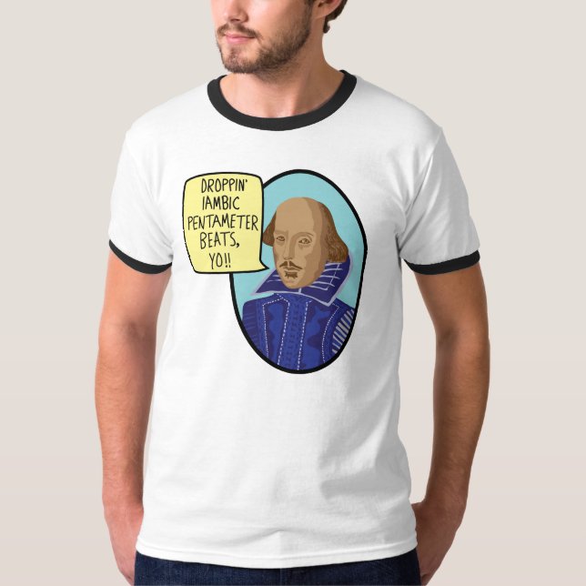 T-shirt Battements de pentamètre iambique (Devant)