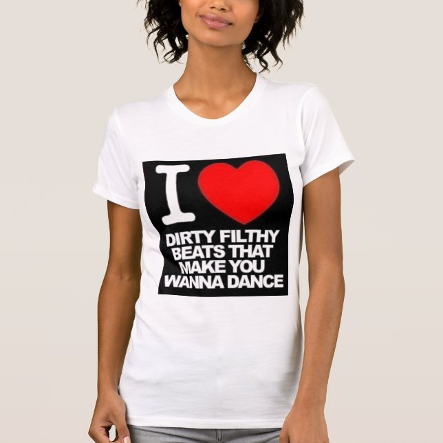 T-shirt battements sales (Devant)