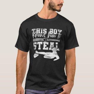 T-shirt Batter Baseball Boy Batting Kid