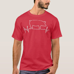 T-shirt Batterie à battement de coeur de la ferme vie du p