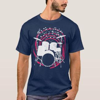 T-shirt Batterie à tambour Batterie à tambours tenue music