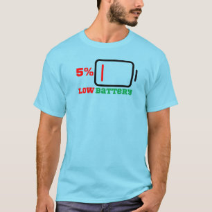 T-shirt Batterie basse 5 %