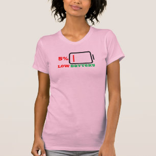 T-shirt Batterie basse 5 %
