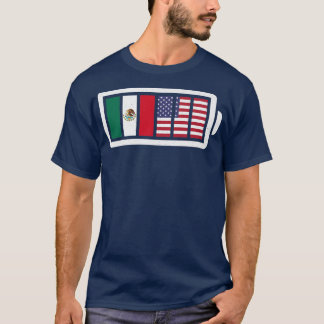 T-shirt Batterie mexicaine américaine entièrement chargée