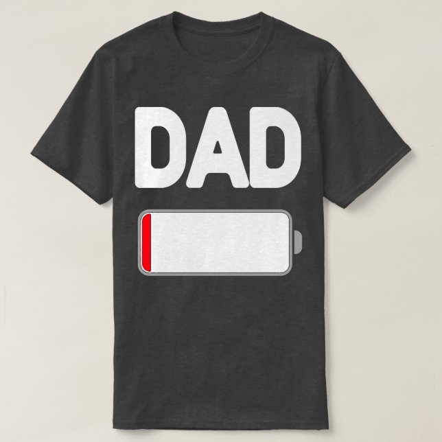T-shirt Batterie papa basse (Design devant)