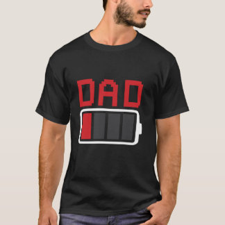T-shirt Batterie papa Fête du Père