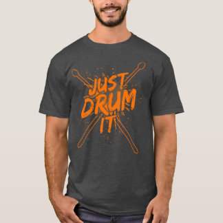 T-shirt Batterie tambour Batterie de musicien tenue 3