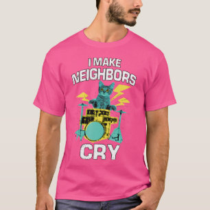 T-shirt Batterie tambour cool basse tambour tambour de ban