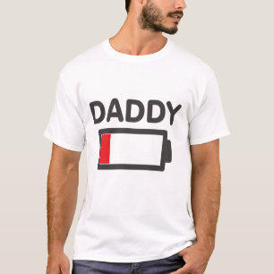 T-shirt Batterie vidangée par papa