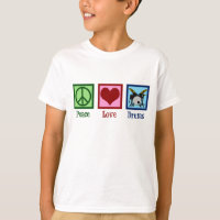 Batteries Peace Love Cute Kids Drummer