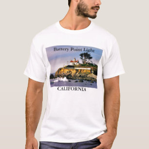 T-shirt Battery Point Light, Chemise California