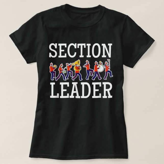 T-shirt Batteur à tambours à canon de la bande de marquage (Design devant)
