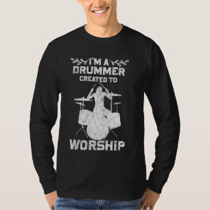 T-shirt Batteur Créé Pour Adorer La Foi Chrétienne