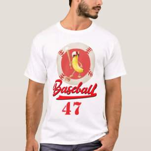 T-shirt Batteur de Banane Drôle Graphique personnalisé Bas