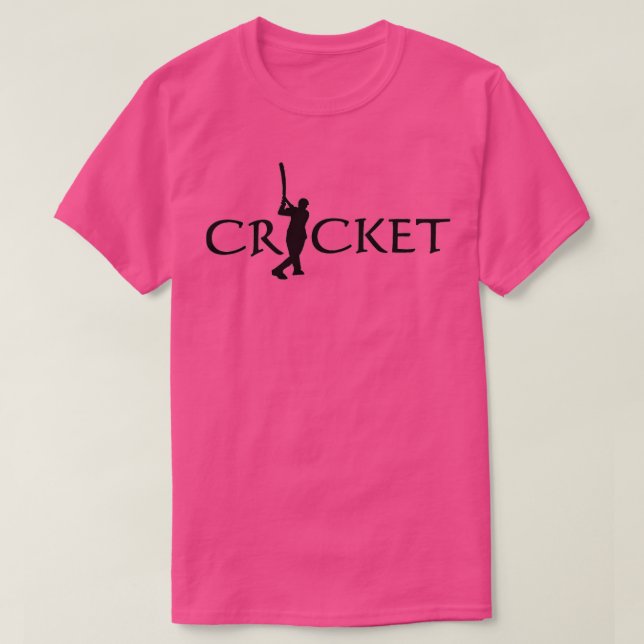 T-shirt batteur de cricket2 (Design devant)