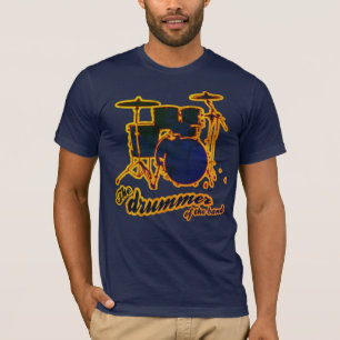 T-shirt Batteur De La Bande bleu foncé