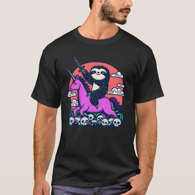 T-shirt Battle Sloth (Devant)