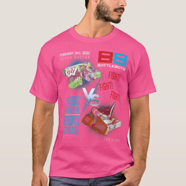 T-shirt Battlebots Février 3Ème Événement Principal Sorciè (Devant)