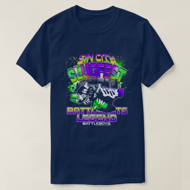T-shirt BattleBots Sin City Slugfest sorcier docteur (Design devant)