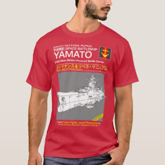 T-shirt Battleship Yamoto Service and Repair Manual friend