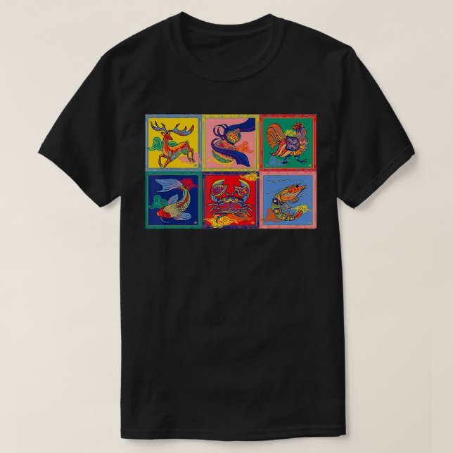 T-shirt Bau Cua Tom Ca Jeu Vietnamien  (Design devant)
