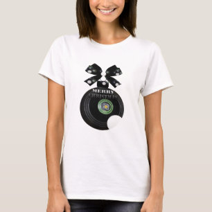T-shirt Bauble De Noël Et Logo De La Pelouse Noire,