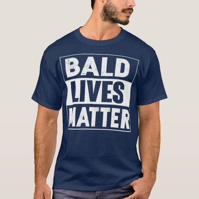 T-shirt Baud Guy Papa Cheveux Perdre la Baldité Drôle Joke (Devant)