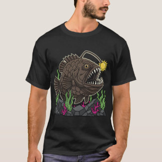 T-shirt Baudroie des grandes profondeurs lumière éclatante