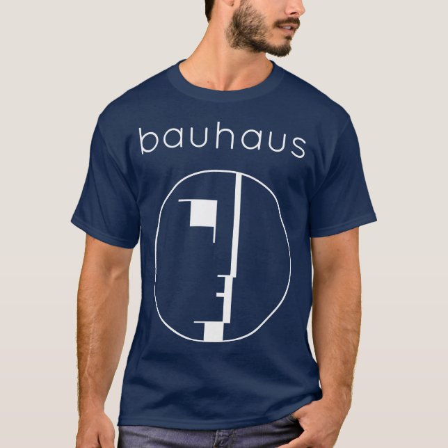 T-shirt Bauhaus 100 ans de chemise classique de profil (Devant)