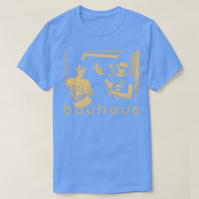 T-shirt Bauhaus Band des années 80 (Design devant)