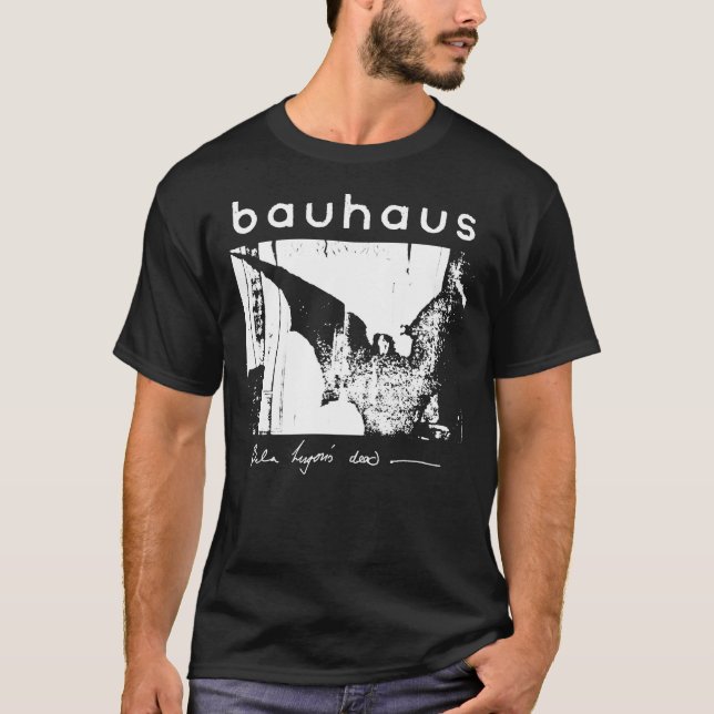 T-shirt Bauhaus - Bat Wings - Bela Lugosi&x27 ; s Dead Ess (Devant)