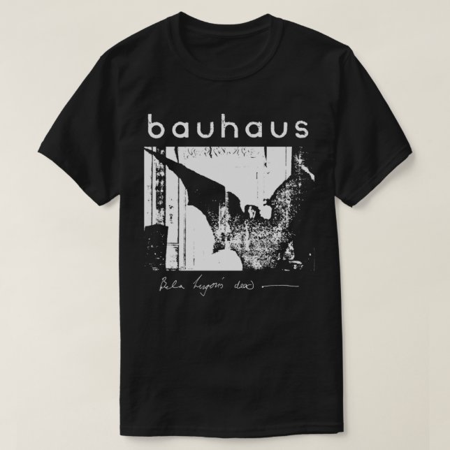 T-shirt Bauhaus - Bat Wings - Le Dead Essential de Bela Lu (Design devant)