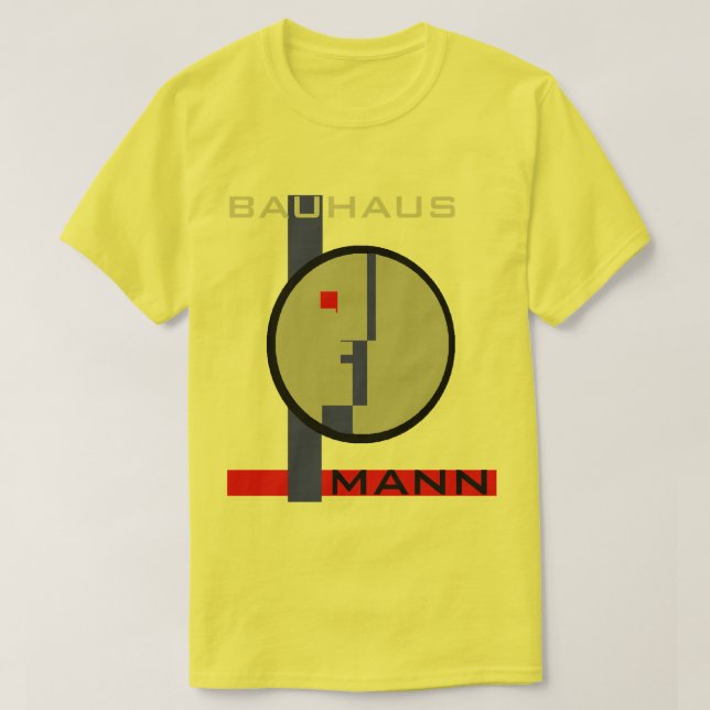 T-SHIRT BAUHAUS MANN (Design devant)