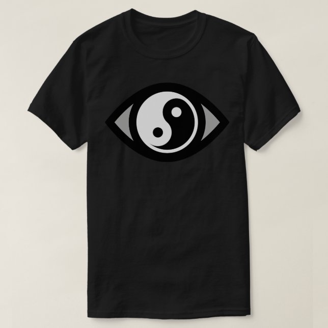 T-SHIRT BAUHAUS YIN YANG EYE (Design devant)