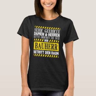 T-shirt Bauherr Trittden Raum, Cérémonie de remise des pri