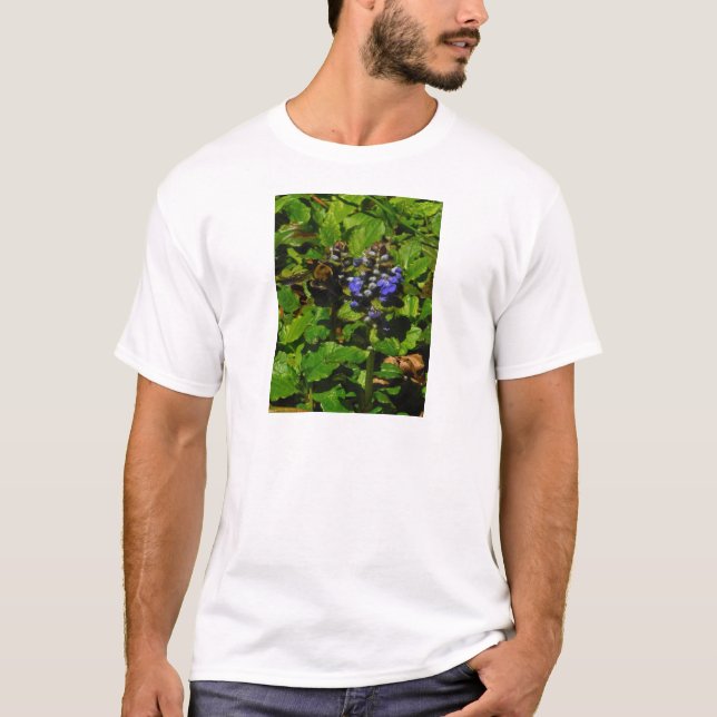 T-shirt Baume d'abeille pourpre et bourdon (Devant)