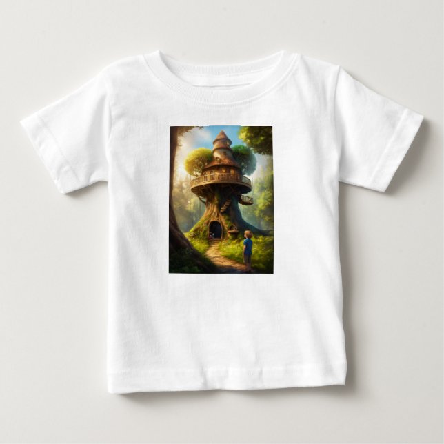 T - Shirt - Baumhaus - Kinderkleidung (Vorderseite)