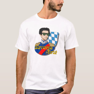 T-shirt Bavaria First Roi Louis II avec lunettes