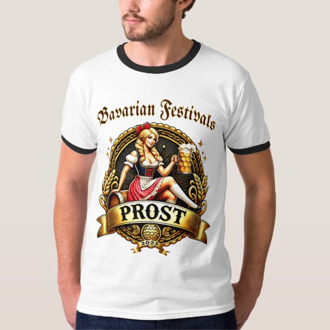 T-shirt Bavarian Festival de Dirndl 2025 (Devant)
