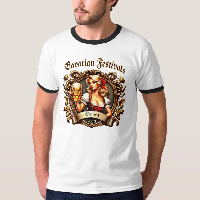 T-shirt Bavarian Festivals - Prost - Kirchweih 2025 (Devant)