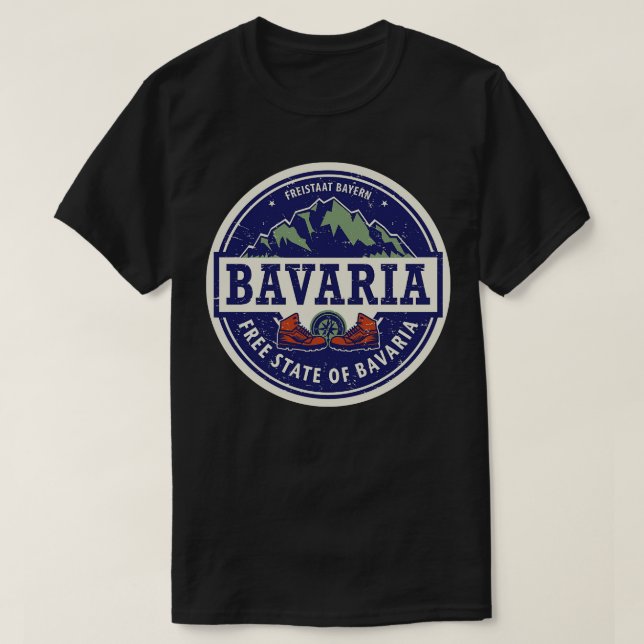 T-shirt Bavière État libre de Bavière (Design devant)