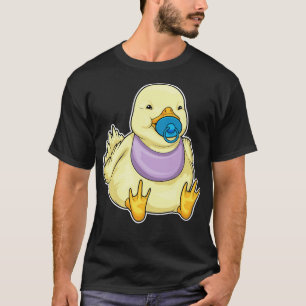 T-shirt Bavoir à tétine Canard